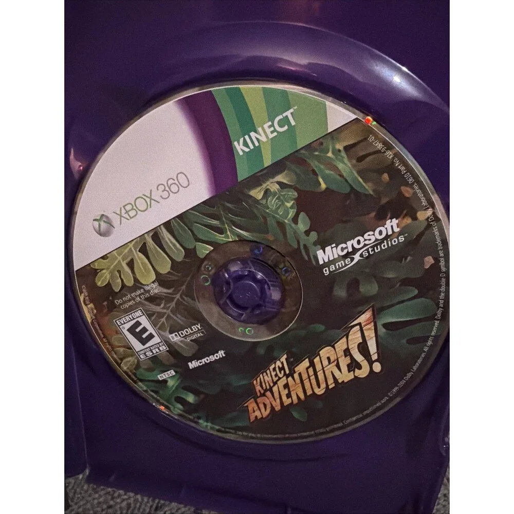 Kinect Adventures - Xbox 360 - CIB Complete Game Disc Excellent Condition